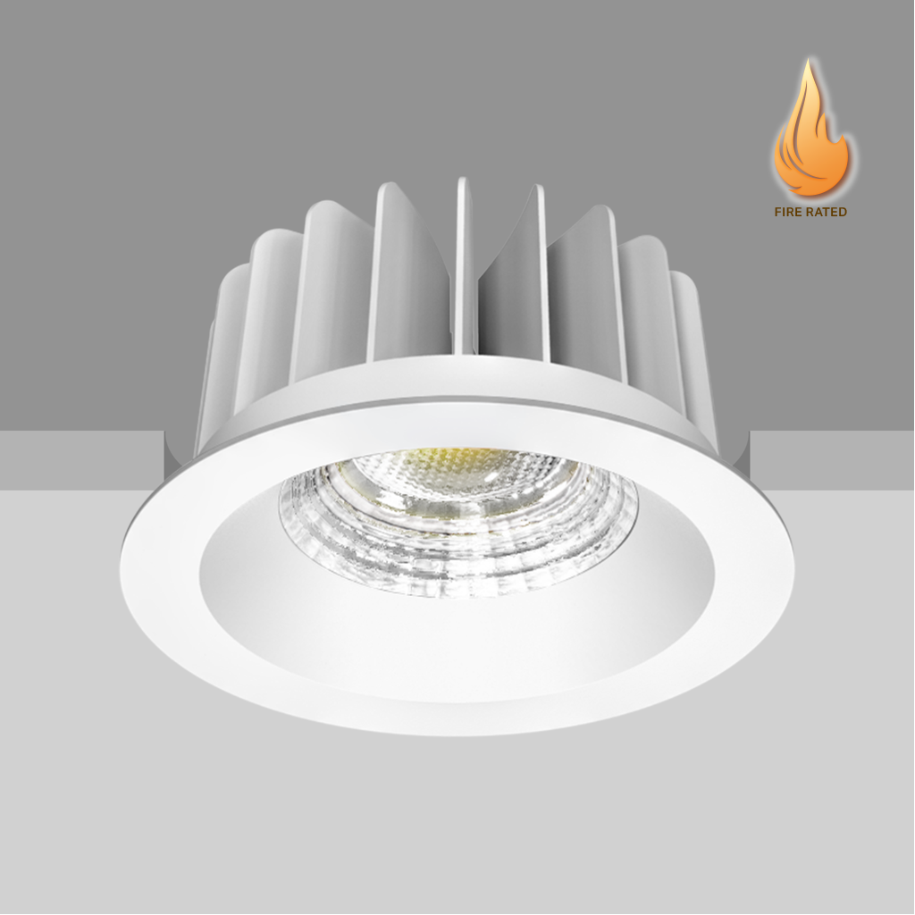 SHP105-2-WH-4000K-EM - Fixed Solid State Round Downlight
