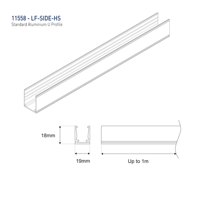 LF-SIDE-3000K - Side Emitting Linear LED
